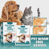 Pet Rinse Free Grooming Gloves, 10Pcs Pet Wipes for Dogs & Cats Wash Free Gloves, Cleansing Grooming with Plant Extract No Rinse Thick Extra Puppy...