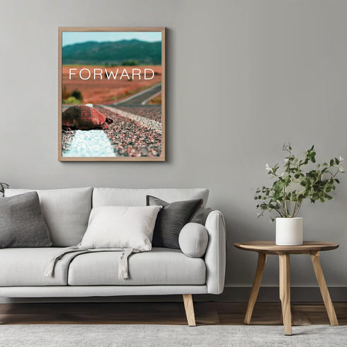 Posterizer 1 pcs-Positive Affirmation Wall Decor-Forward-Motivational & Inspirational Art-Gift for Entrepreneurs-Decor for Home & Office- unframed...