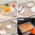 Non Slip Silicone Pastry Mat Large with Measurements for Non-stick Dough Rolling, Pie Crust, Pastry Roll Out, Cookies,Bread and Silicon Kneading M...