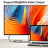 CABLEDECONN USB4 8K Cable 0.8M Thunderbolt 4 Compatible USB 4 Type-c Male to Female Extension Cable Ultra HD 8K@60Hz 100W Charging 40Gbps Data Tra...