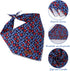 MR. CHUBBYFACE American Flag 4th of July Dog Bandanas Reversible Triangle Bibs Scarf Accessories for Dogs Cats Pets...