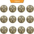 12 Pieces Gold Blazer Buttons, Vintage Metal Shank Buttons Set for Blazer, Suits, Coats, Uniform, Jacket 23mm...