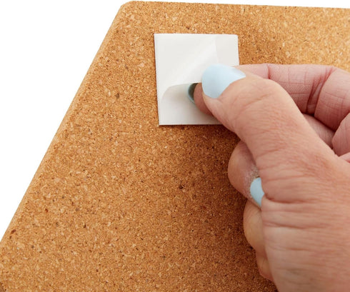 Juvale 3 Pack Hexagon Cork Board Tiles with Push Pins, Self-Adhesive Bulletin Boards for Walls (Small, 7.9 in)...