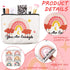 Chengu 6 Pcs Big Canvas Rainbow Heart Cosmetic Bags, 10 x 7.5 inch Inspirational Gifts for Women Motivational Quotes Makeup Bag for Women Girls Bi...