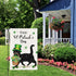 Louise Maelys Welcome St. Patrick's Day Garden Flag 12x18 Double Sided Vertical, Burlap Small Spring Black Cat Yard Flag Banner Shamrock Clover Si...