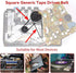 35+ Pack (40-135mm) Mix Cassette Rubber Square (Width 1mm) Belt Cassette Machine for DVD Drive, Xbox 360, Repair Rebuild Common Square Belt Repair...