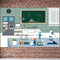 Science Lab Laboratory Scene Backdrop Banner - VBS Birthday Party Decorations Photo Booth Supplies - 3.9 x 5.9ft...