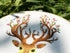 Yutaohui Deer Embroidery kit with Bird,Funny Handmade Gift Embroidery Kit for Adults Beginner,Stamped Cross Stitch Kit for Crafts Starters with 1 ...