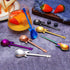 DEAYOU 14 Pieces Guitar Coffee Spoons, 18/10 Stainless Steel Small Spoon, 4.7 Inch Creative Demitasse Espresso Spoons for Dessert, Ice Cream, Tea,...