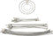 30 Pack Wire Cable Keychain Rings - 3 Most Useful Sizes - Stainless Steel Key Ring Loops and Luggage Tag Rings...
