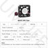 3D Printer Cooling Fan, 40mm x 40mm x 10mm Blower Cooling Fan with 2 Pin Terminal for Hotend Extruder Heatsinks Makerbot MK7 MK8 CPU Chip (24V 0.0...