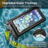 Floating Waterproof Pouch, with Adjustable Neck Lanyard, Marine IP68 Cellphone Dry Bag Compatible with 15 Pro Max/ 14 Pro Max/ 13 Pro Max/ 12/ S24...