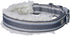 Blueberry Pet Soft & Comfy Multi-colored Stripe Fleece Padded Adjustable Dog Collar with Metal Buckle - Grey, Neck 9-12.5", for Small Breed...