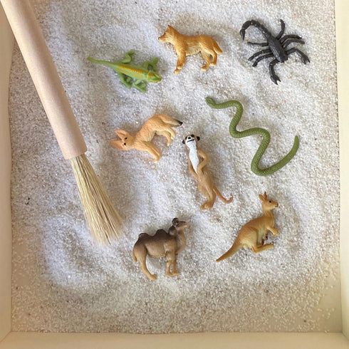 Safari Ltd. Good Luck Minis Desert Fun Pack - 8 Pack of (1) Inch Animal Figures - Toy for Boys, Girls & Kids Ages 5+...