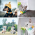 2PCS Dog Cat Collar Rainbow Hairball Flower Velcro Pet Necklace Cute Neck Strap for Pet Costume Supplies...