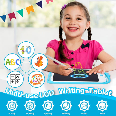 LCD Writing Tablet for Kids,8.5inch LCD Writing Tablet Boy/Girl Doodle Board Toy for 3-12 Year Olds Educational Birthday Gift (8.5 Inch Blue)...