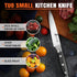 TUO Utility Knife - 5 inch Kitchen Chefs knife - Meat, Fruit, Vegetable Knife Paring Knife - German HC Steel - Full Tang Pakkawood Handle - BLACK ...
