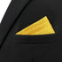 S&W SHLAX&WING Solid Color Yellow Golden Matching Pocket Square...