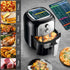 Air Fryer Magnetic Cheat Sheet Set, Cook Times Chart Air Fryer Accessories Magnet Sheet Quick Reference Guide for Cooking and Frying, Easy to Use,...