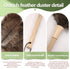 Ostrich Feather Duster, 16-Inch, 2-Pack, Reusable Design for Effortless Cleaning of Delicate Items, Antiques, Electronics, and More – Ideal for Ho...