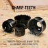 KATA 6PCS Hole Saw Kit 1-1/4" to 2-1/8"(32-54mm) Hole Saw Set in Case with Mandrels and Hex Key for Soft Wood, PVC Board, Plywood...