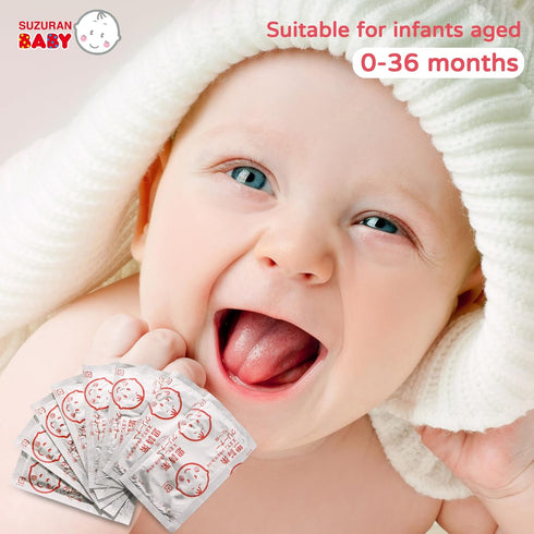 Baby Mouth Wipes Cotton Pure Water, Baby Finger Toothbrush Newborn Unscented Sensitive, Lint Free, Baby Oral Care For Baby Gums, Teeth and Tongue ...