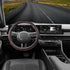 Car Steering Wheel Cover for Hyundai, Compatible with Ioniq, Elantra, Kona,Palisade, Santa Fe,Santa Cruz, Sonata, Tucson,Premium Leather, Sporty D...