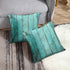 Emvency Decorative Throw Pillow Cover Square Size 20x20 Inches Turquoise Wood Teal Barn Wood Weathered Beach Decor Pillowcase with Hidden Zipper D...