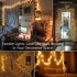 ODEETRONIC Twinkle String Lights, 21.63ft 100 Count Incandescent Brown Christmas Lights, UL Certified Connectable Tree Light, Mini Warm White Ligh...