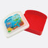 Jacent Reusable Kids Lunch Sandwich Box Container, 3D Sea Life: 1 Pack *Colors Vary, Pack Sandwiches For Childs Lunch, Sandwich Saver For On The G...