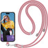 SS Phone Lanyard Strap, Universal Neck Cord Lanyards Strap and Phone Tether Patch for All Phones and Case Combinations (Pink)...