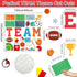Sports Cutouts Sport Balls Paper Classroom Bulletin Board Decorations Sports Themed Birthday Party Supplies for Toddler Kids Students Classroom...