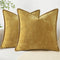 decorUhome Chenille Soft Throw Pillow Covers 18x18 Set of 2, Farmhouse Velvet Neutral Decorative Pillow Covers with Stitched Edge for Couch Sofa B...