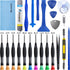 24 Pieces Premium Opening Pry Tool Screwdriver Set Repair Kit for Fix Apple iPhone 15 14 13 12 11 Pro Max/XS/XR/X/8 Plus/7/6,iPad Pro Air Mini, iP...