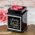 Elanze Designs Love You to The Moon Ceramic Glossy Black Interchangeable Photo Frame Candle Wax Oil Warmer...