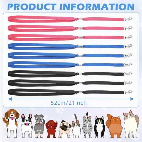 18 Pcs Pet Dog Grooming Loops Nylon Restraint Noose Adjustable Pet Straps Fixed Dog Cat Safety Rope Grooming Supplies for Pet Grooming Table Batht...