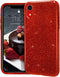 MATEPROX Compatible with iPhone XR case,Bling Sparkle Cute Girls Women Protective Christmas Case(Red)...
