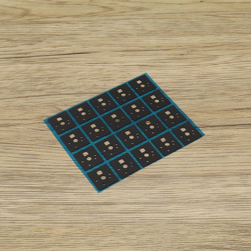 120pcs Keyboard Shaft Pads Mechanical Keyboard Shaft Film 1.65 x 1.55cm Poron Keyboard Switch Pad Compatible with Cherry MX Compatible with Gatero...