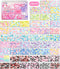 2300PCS Scrapbook Stickers Cute Butterfly Stars Heart Stickers Self Adhesive Korean Bows Ribbons Stickers Book for Kids Girls Boys Aesthetic Craft...