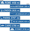 Travel Street Sign Cutouts Party Accessory...