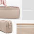 Big Capacity Pencil Case, Pure Color Pen Pouch with Zipper Stationary Storage Bag for Adult Officers, Khaki...