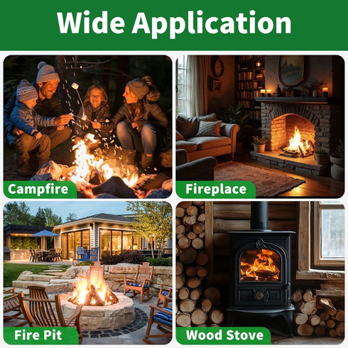 AMAGABELI GARDEN & HOME 26" Long Firewood Tongs Log Grabber for Fireplace Fire Pit Campfire Bonfire for up 12'' Thick Logs Heavy Duty Wrought Iron...