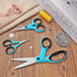 Fabric Scissors, Scissors Set with Sharp Stainless Steel Blade and Soft Handles, Including Sewing Scissors, Craft Scissors and Embroidery Scissors...