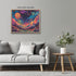 Posterizer 1 pcs- psychedelic funky hippie colorful landscape 1-Abstract & Modern Art-Fantasy & Fiction Art- Living Room Bedroom Decor- unframed w...