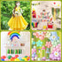 60 Pieces Crepe Paper Flower DIY Kits 8 Rainbow Colors 10 x 98Inch Crepe Paper for Flower Making, 50 Pcs Floral Iron Wire with 2 Roll 50 Meter for...