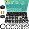 28 Size 560 Pcs Faucet Rubber Washers Kit and SAE O Ring Assortment Set for Assorted Plumbing Faucet Sealing Repair...
