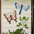Outdoor Dragonfly Garden Décor, Metal Dragonfly Solar Lighted Wall Art Décor, Dragonfly Yard Art Dragonfly Sculpture Lamp for Fence Patio...