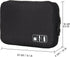 Hynes Eagle Travel Universal Cable Organizer Electronics Accessories Cases for Various USB Phone Charger and Cable Black...