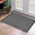 Boho Bathroom Rug,2'x3'Black Cream Entryway Rug Cotton Farmhouse Front Door Mat Machine Washable Throw Rug Reversible Kitchen Floor Mat for Bedroo...