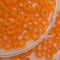 Pony Beads (1200Pcs 6x9mm) for Bracelets Making Kit, Kandi Beads, Hair Beads for Braids, Craft Beads for Jewelry Making (Orange Glitter)...